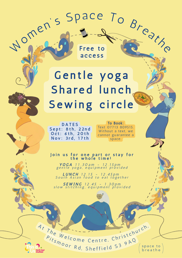 Womens Space to Breathe flyer